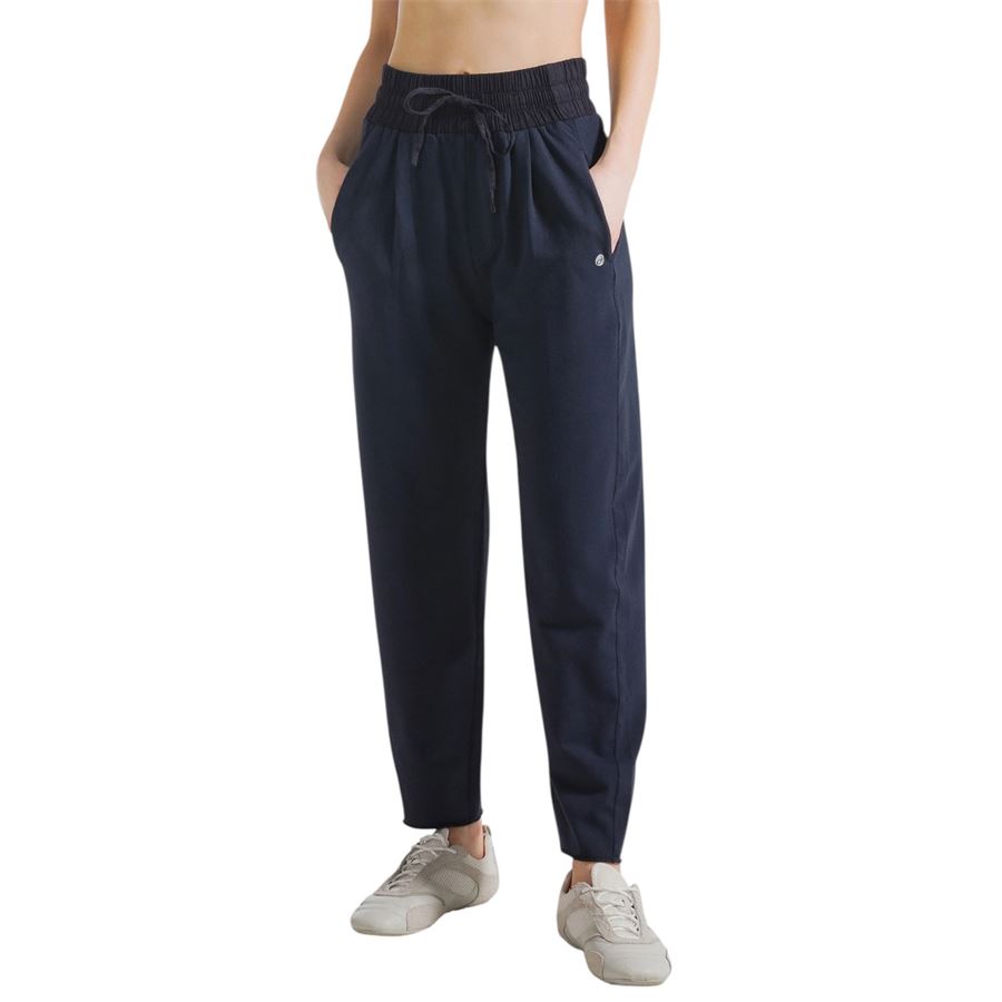 Pantalone tuta in felpa con dettagli in lino da donna Deha | D2244525515
